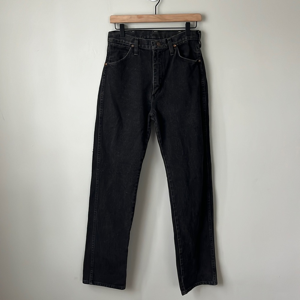 Wrangler 11x30 Made in USA vintage black jeans